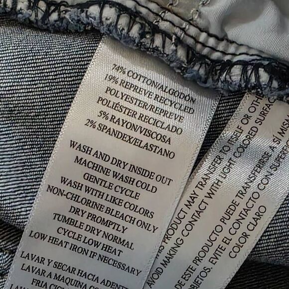 Calvin Klein High Rise Skinny Jeans Size 16 Blue - Picture 9 of 10